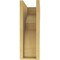 Ekena Millwork 6"W x 12"D x 18"H Classic Monterey Rough Cedar Woodgrain TimberThane Corbel, Primed Tan CORUR06X12X18MONRCPR - alternate 4